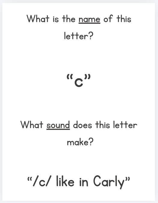 Uppercase Letters Deck
